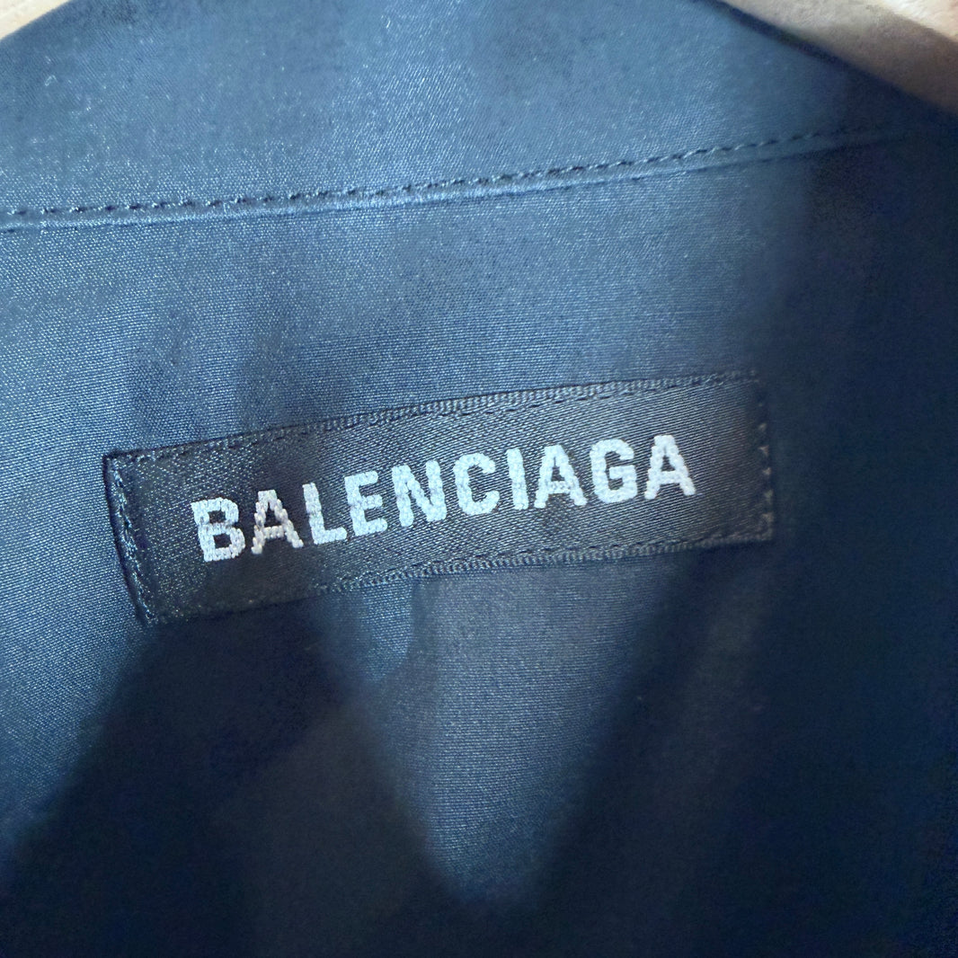 Balenciaga Oversized Black L/S Shirt