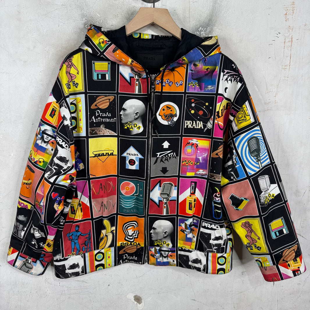 Prada Grid Comic Jacket