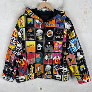 Prada Grid Comic Jacket