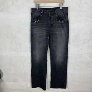 Gucci Charcoal Wash Horse Bit Jeans