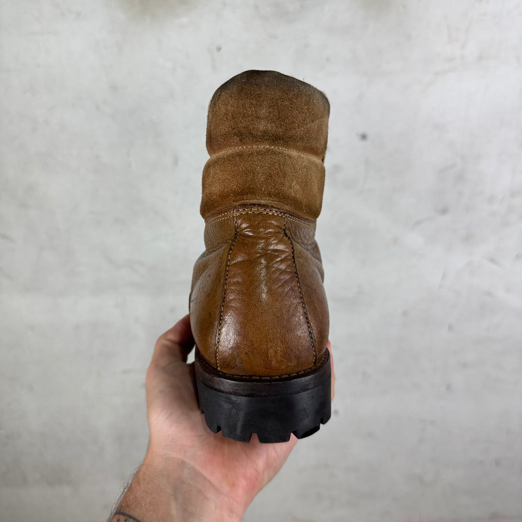 Brunello Cucinelli Leather Hiking Boots