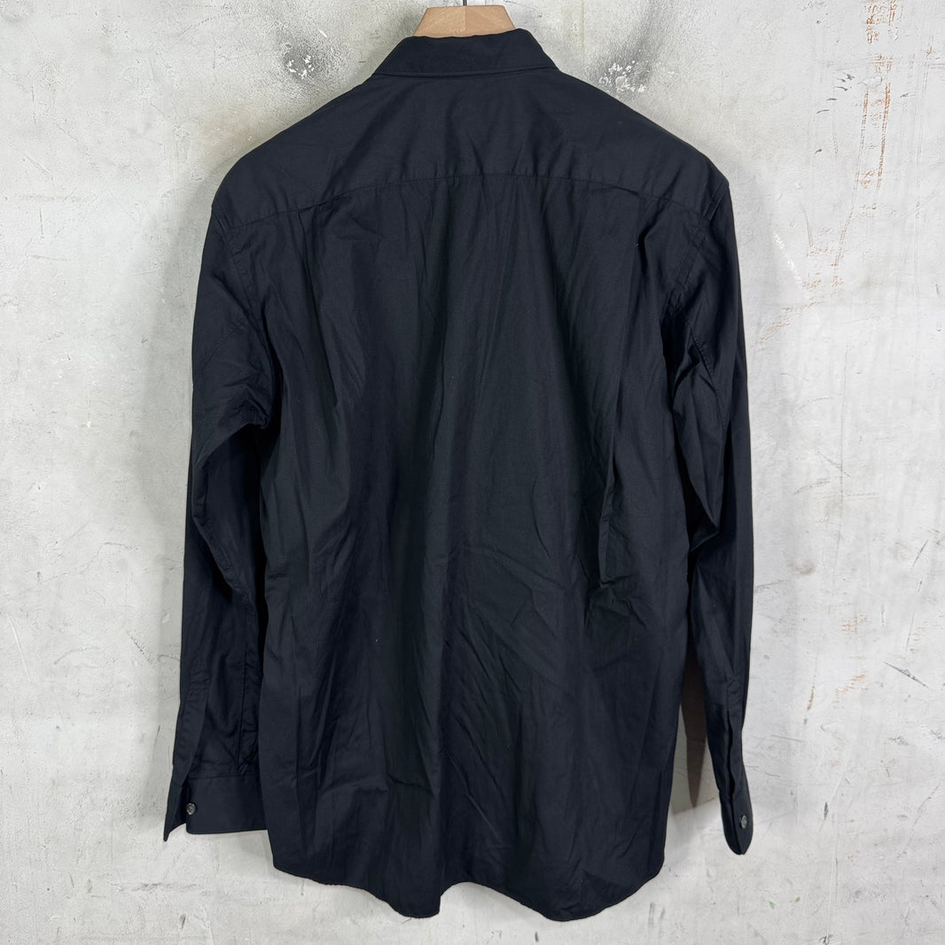 CDG Shirt Reconstructed Black Shirt