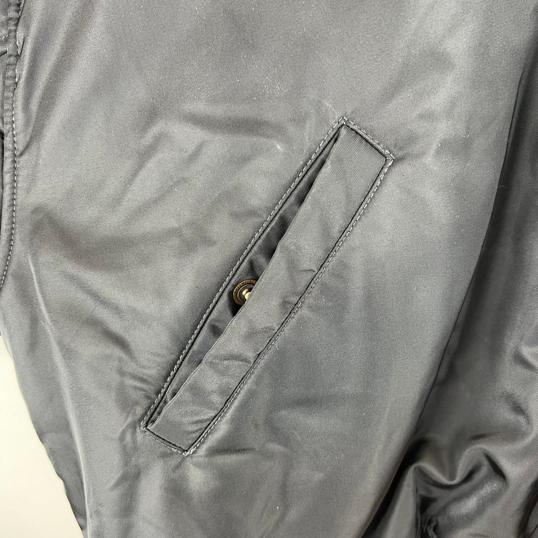 Balenciaga Faux Fur Hooded Bomber Jacket