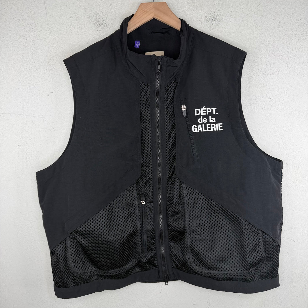 Gallery Dept Black French Logo Vest