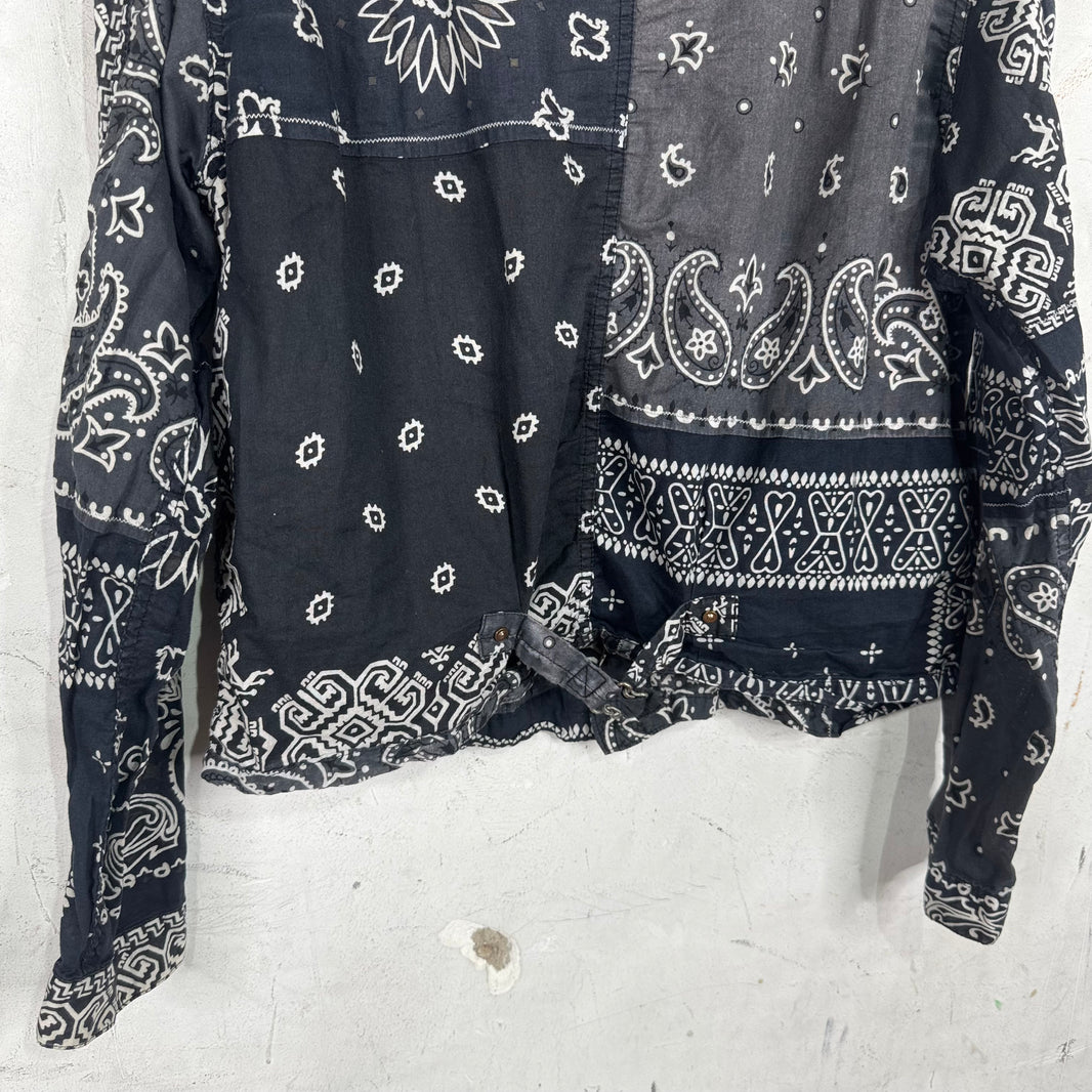 Kapital Navy Paisley Overshirt