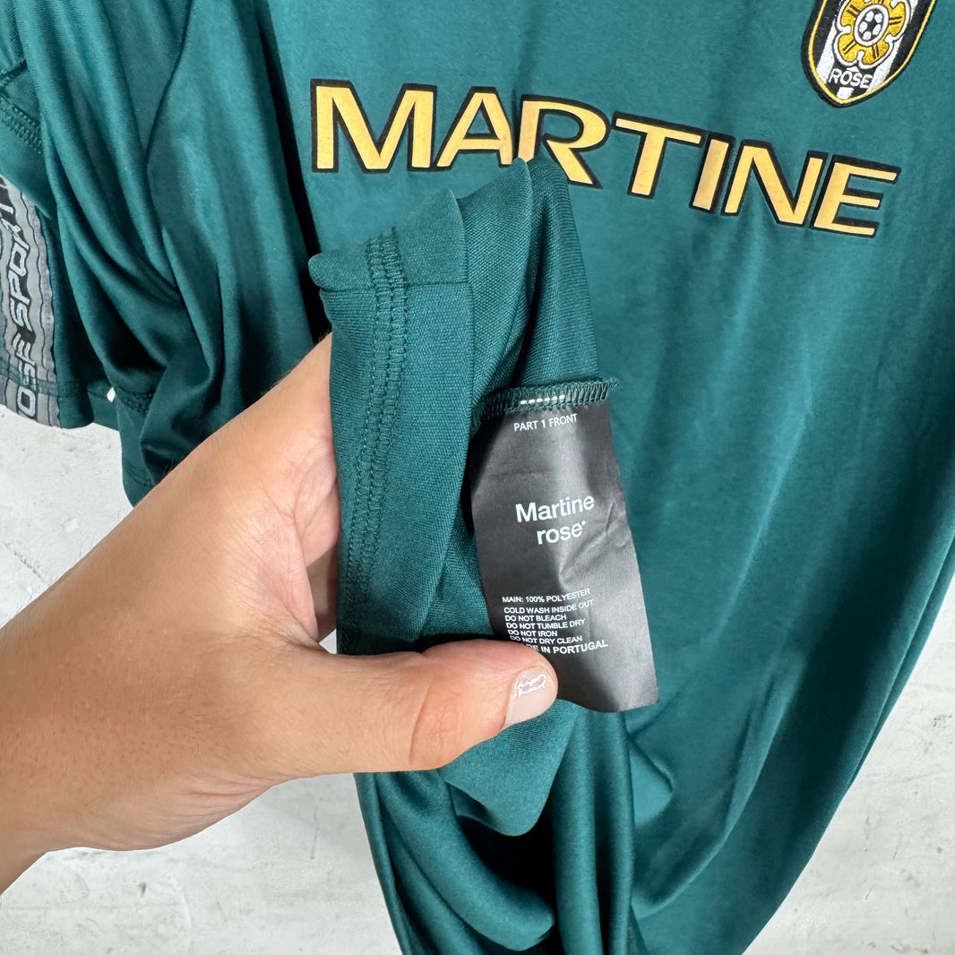 Martine Rose Green Layered Soccer Jersey