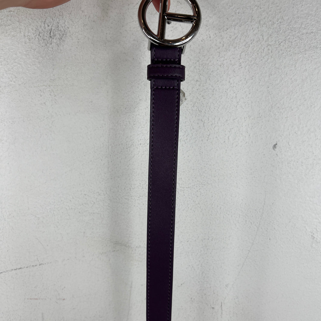 Telfar Logo Purple Belt