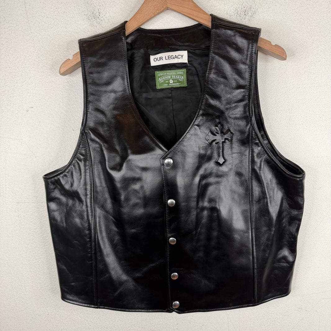 Denim Tears Our Legacy 2Pac Leather Vest