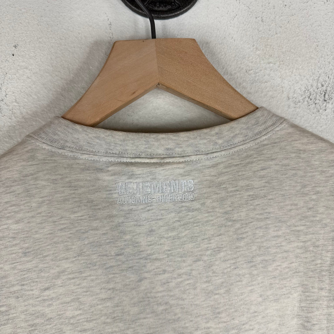 VETEMENTS Hi I Dont Care Thanks T-Shirt