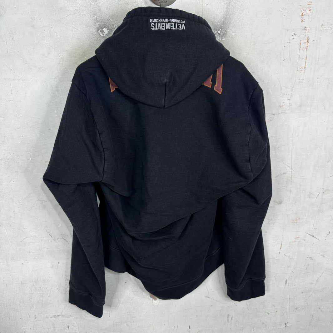Vetements Hunch Shoulder Logo Hoodie