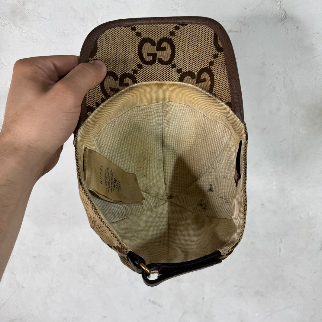 Gucci Large Woven Monogram Hat