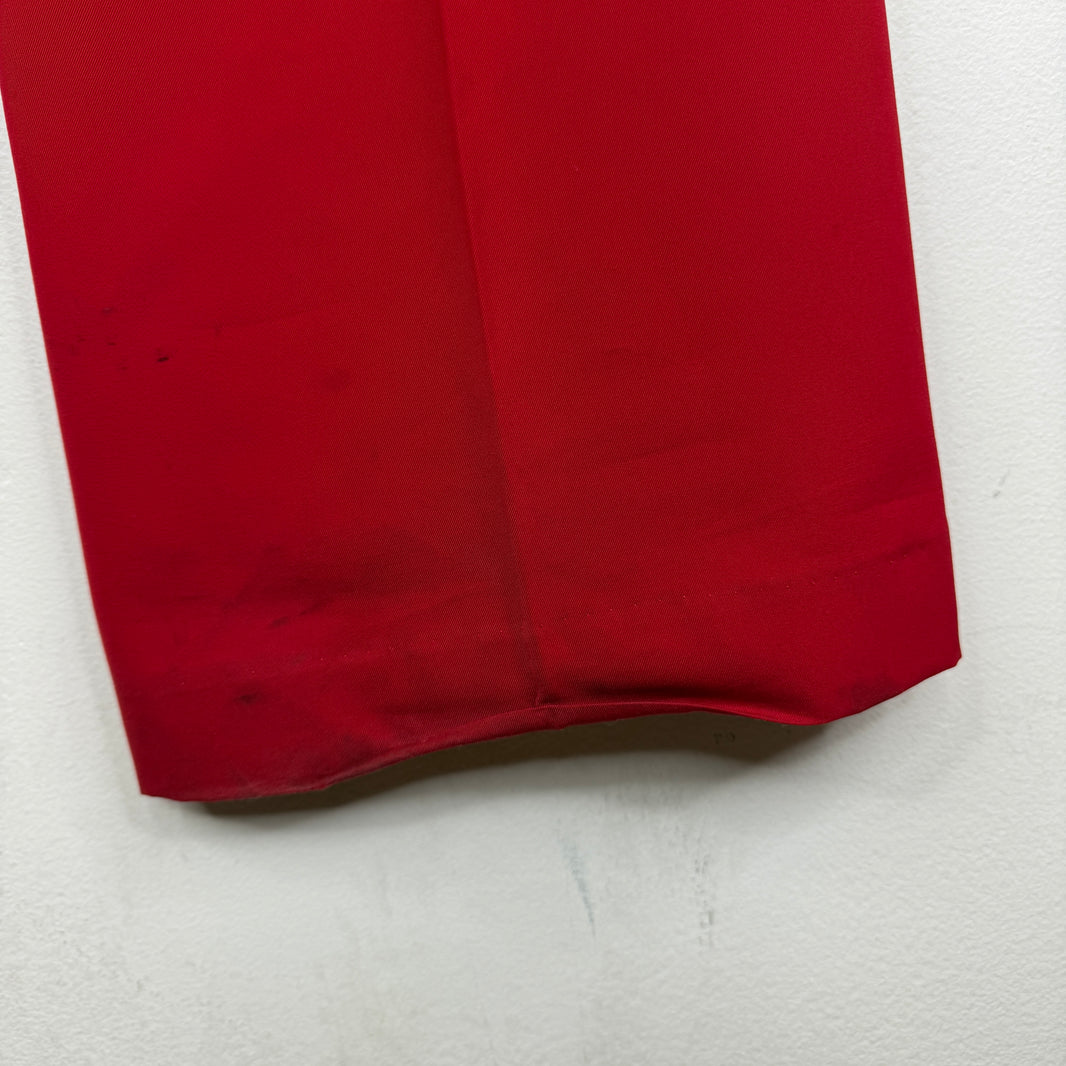Balenciaga Red 5 Pocket Pants