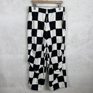 Jil Sander Runway Checkerboard Canvas Pants