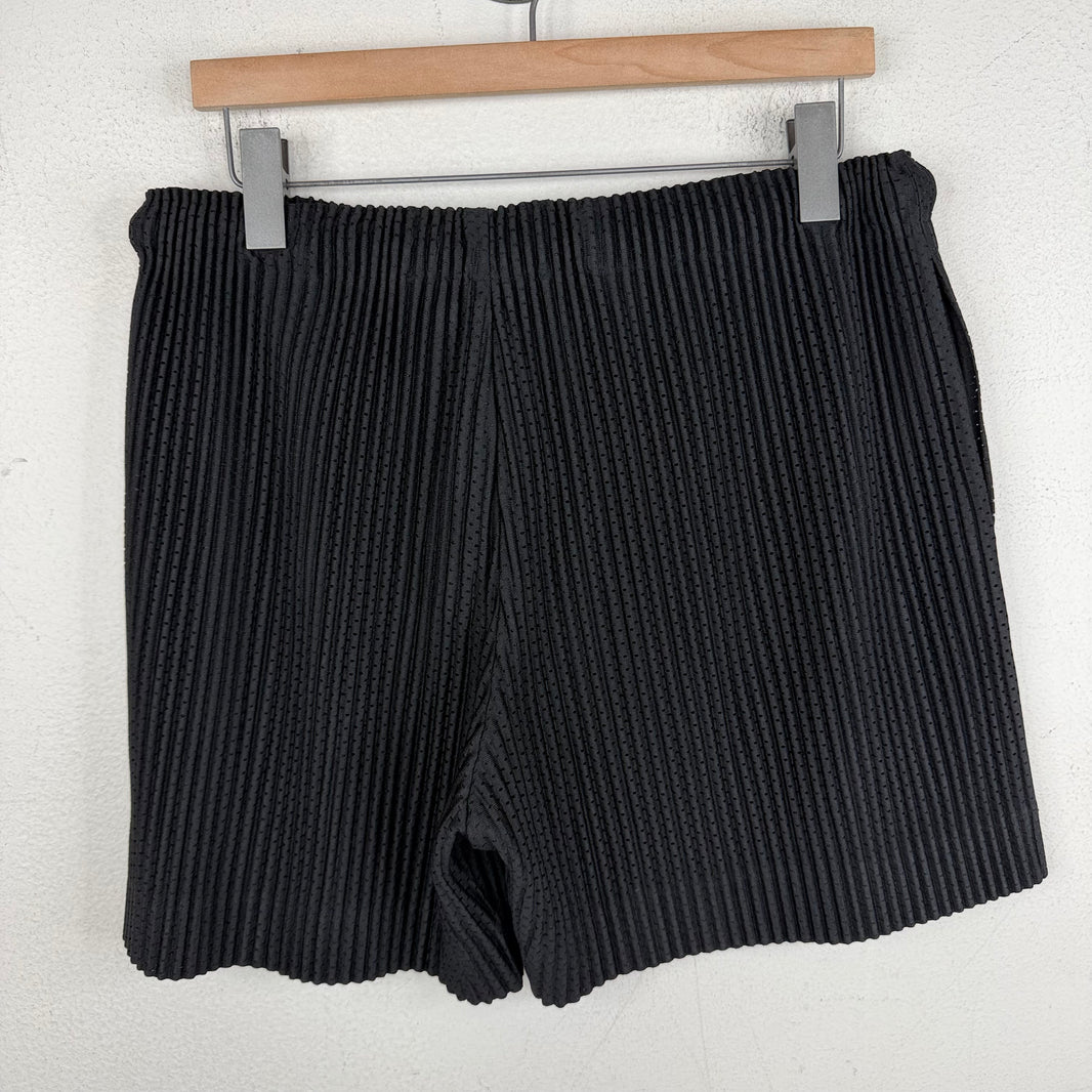 Issey Miyake Pleated Perforated Shorts