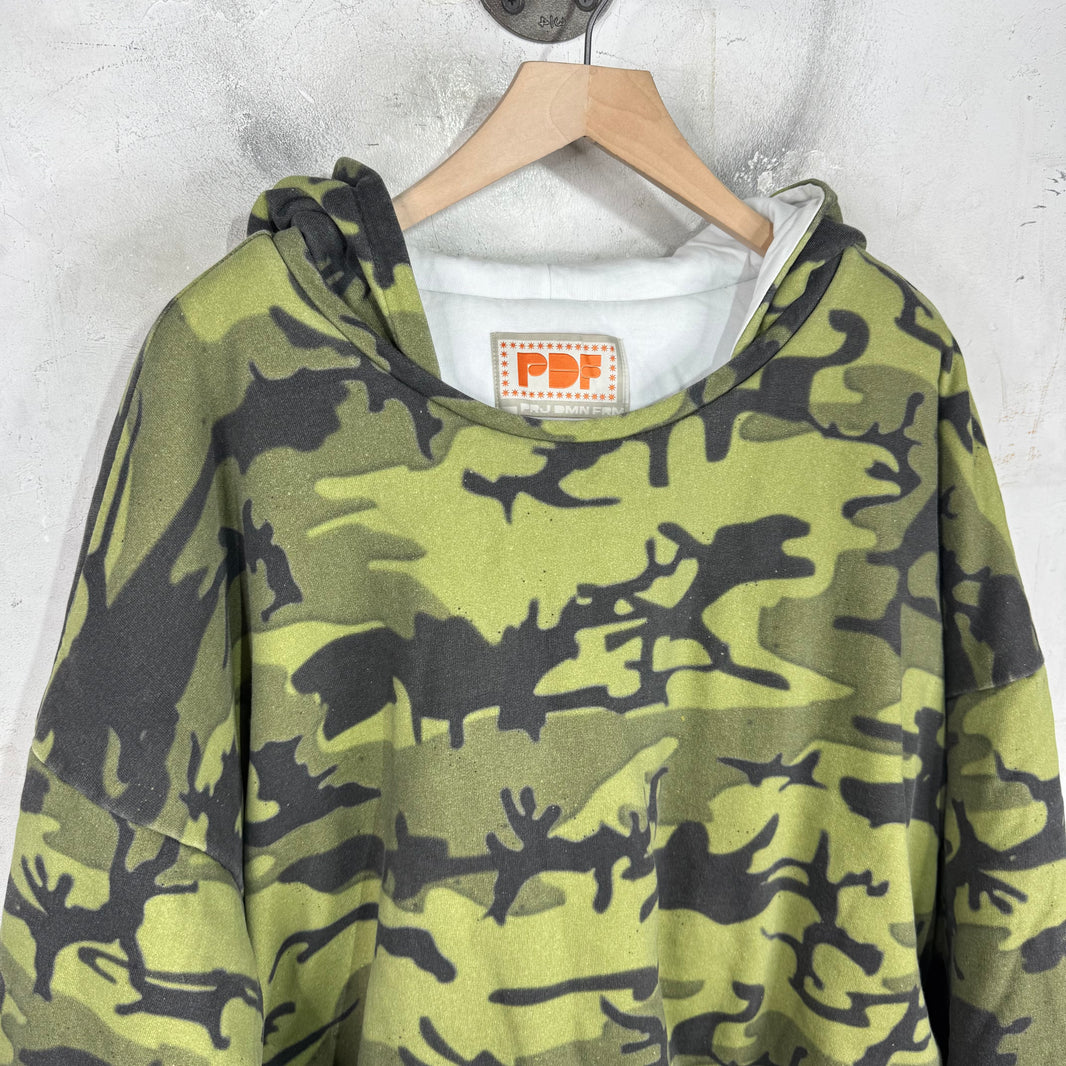 PDFCHANNEL Camo Padded Hoodie