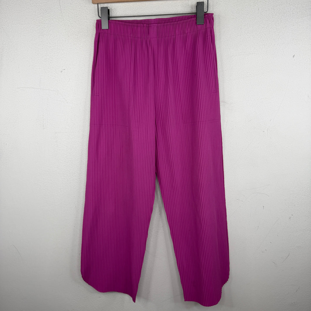 Issey Miyake Me Pink Pleated Pants