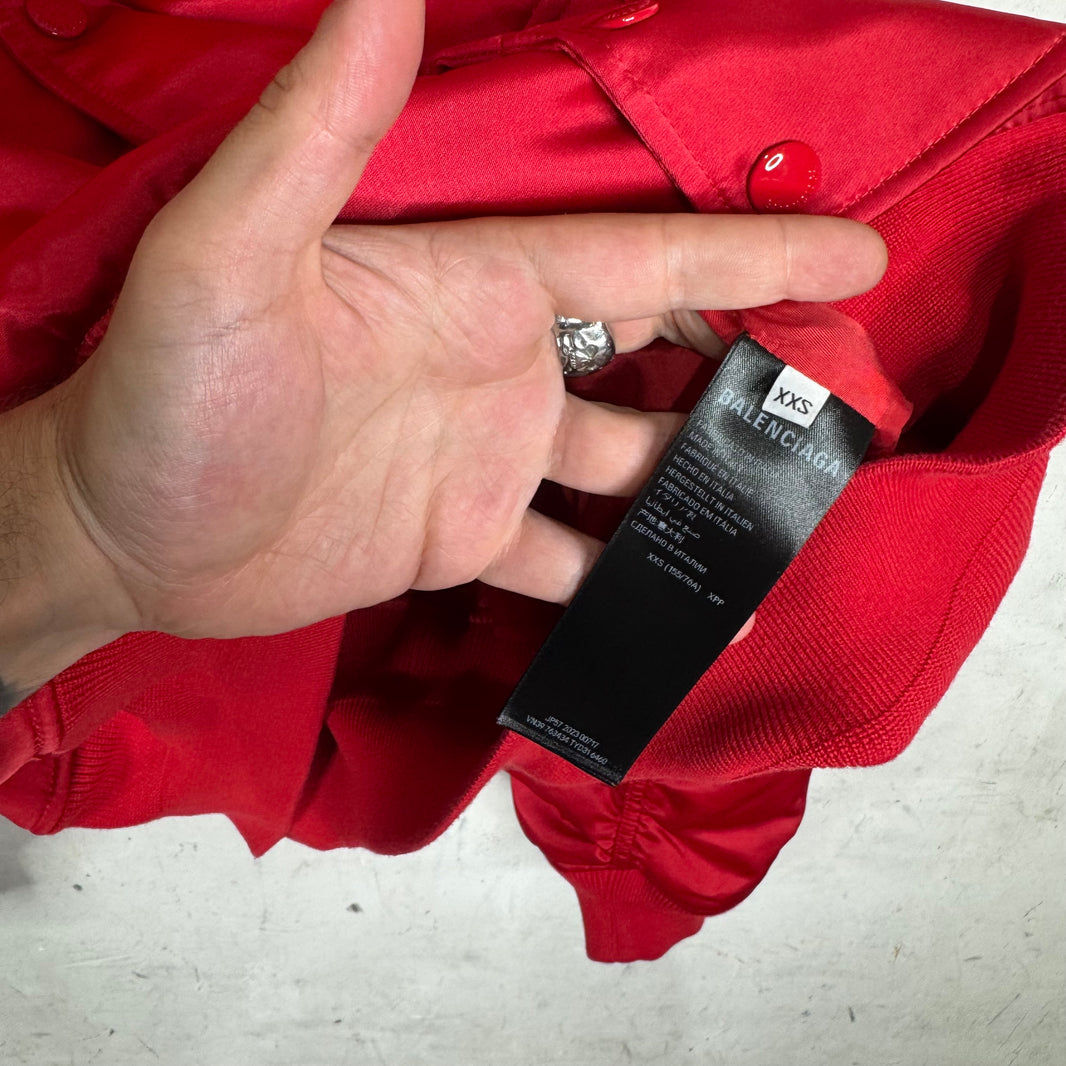 Balenciaga Red Campaign Bomber