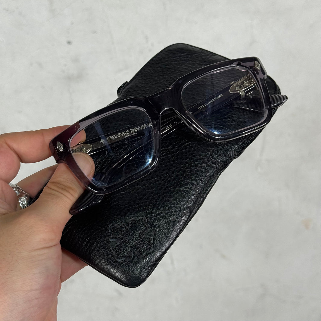 Chrome Hearts Hallamanass Grey Translucent Glasses