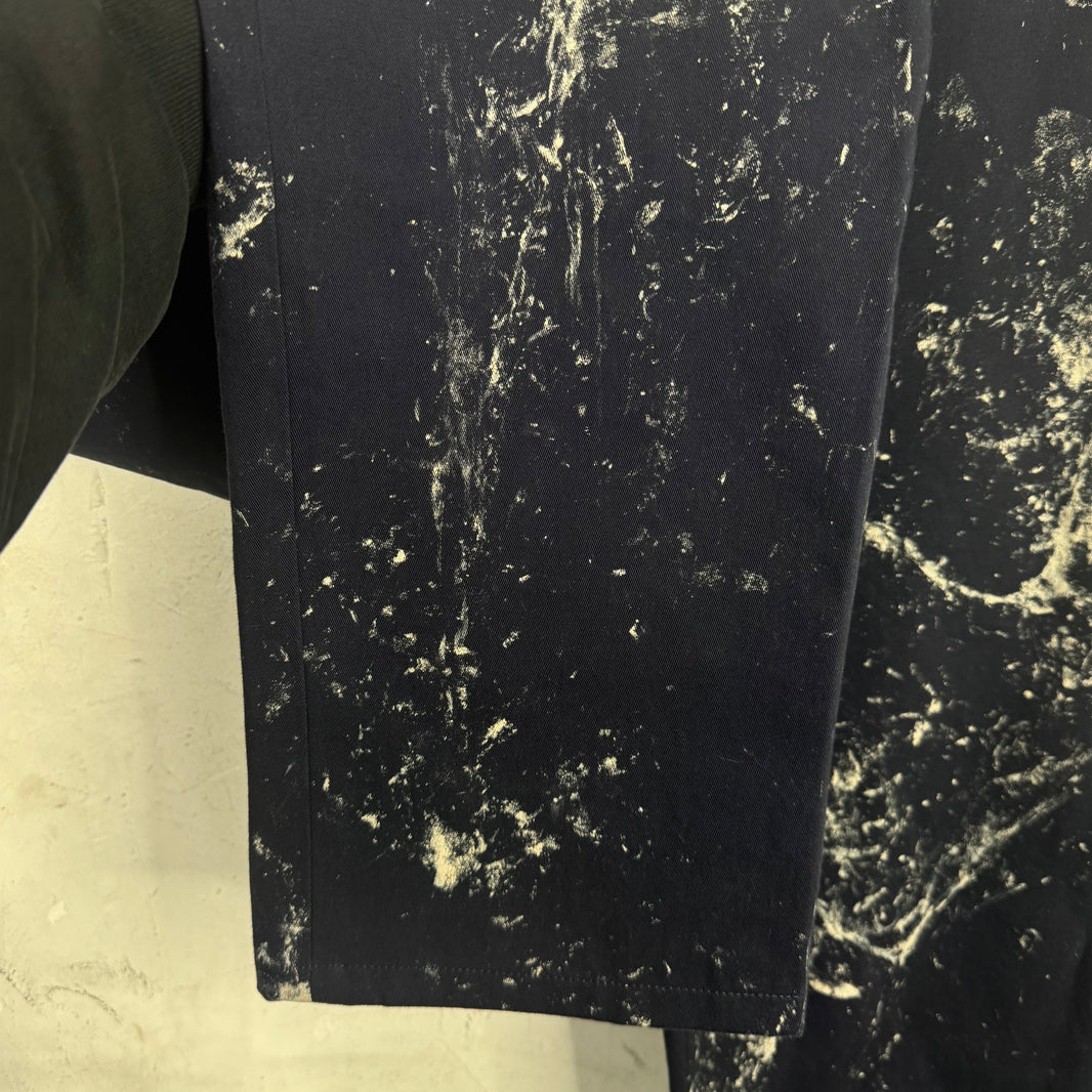 Maison Margiela Mudded Navy Trousers