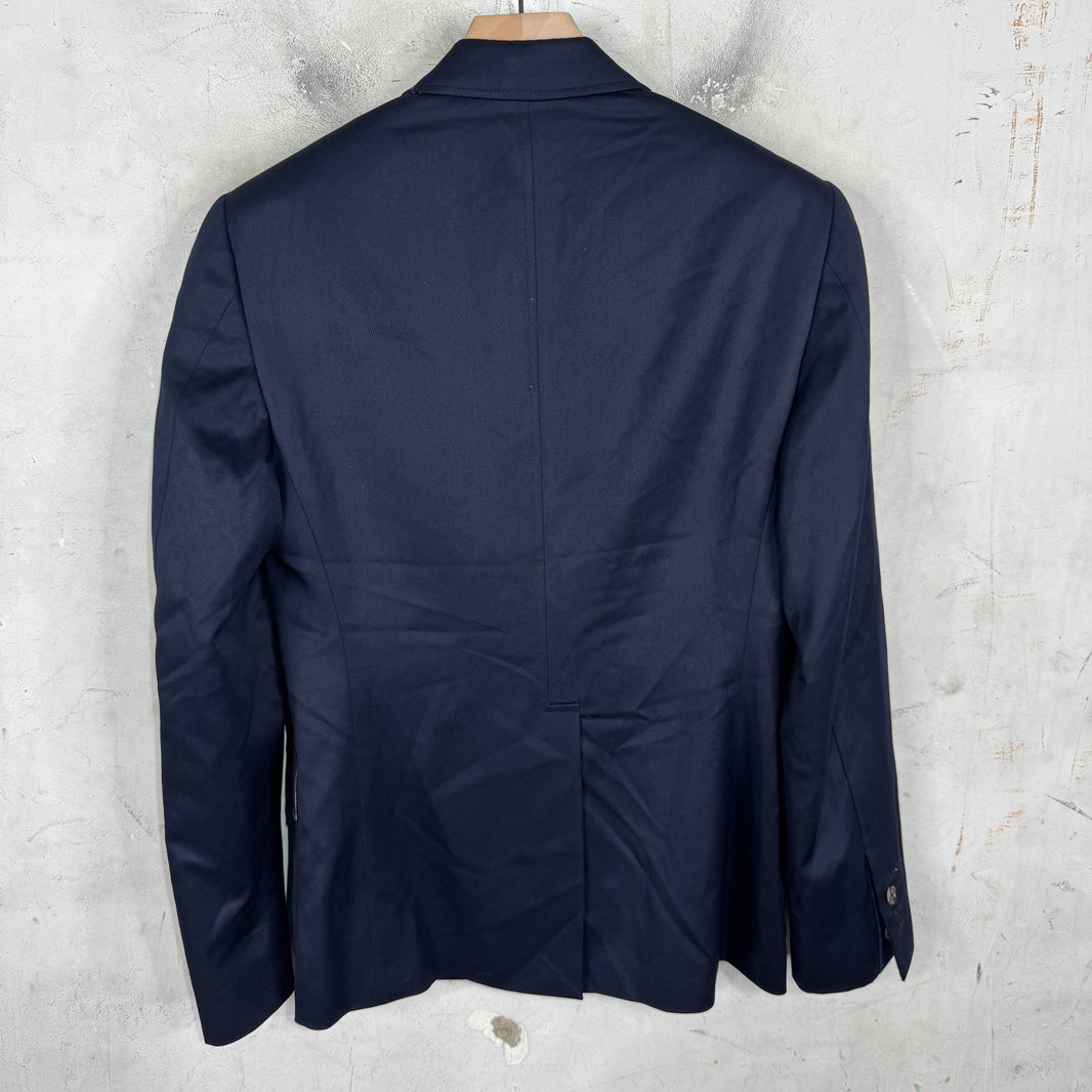 Thom Browne Navy 2 Button Blazer