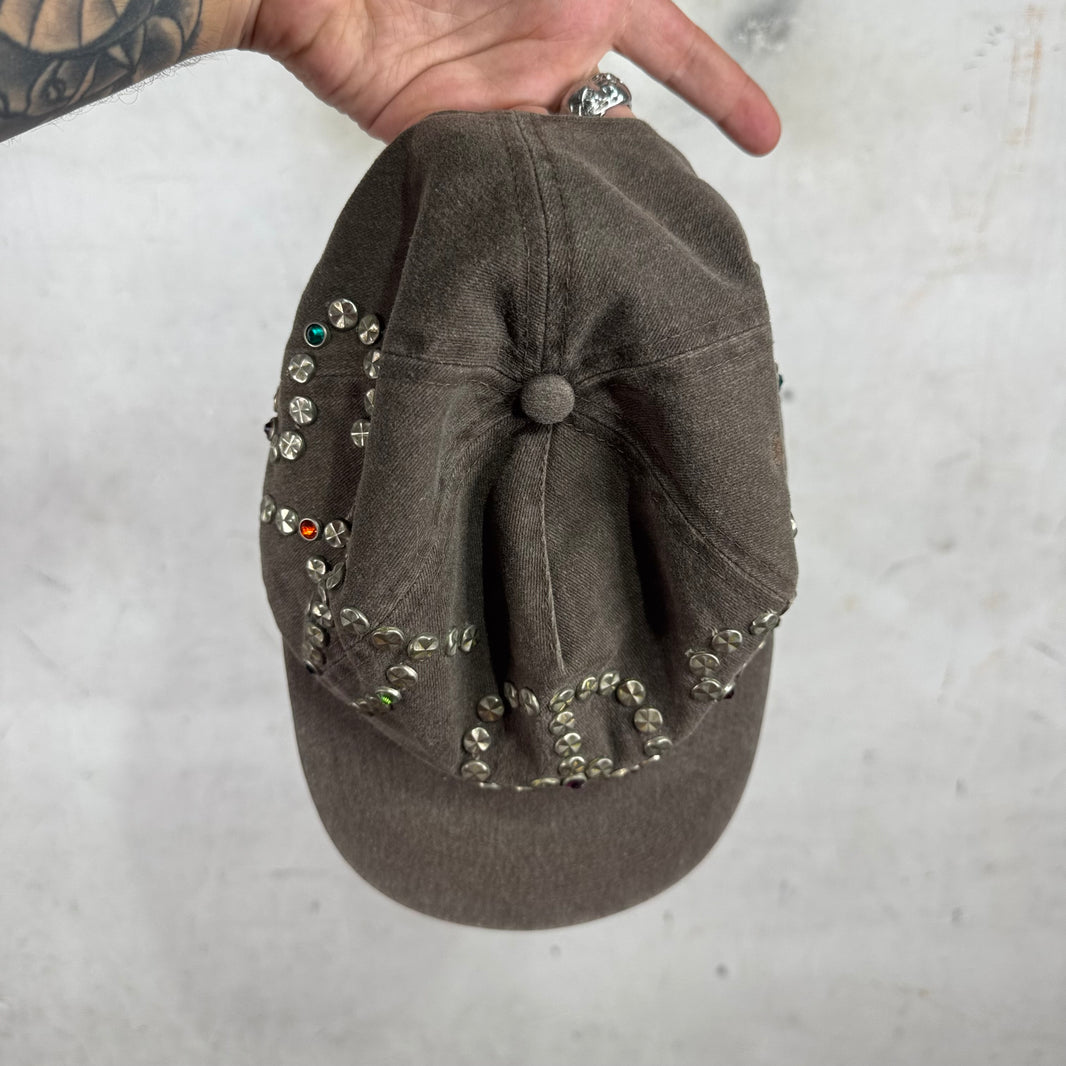 Satoshi Nakamoto Studded Gem Hat