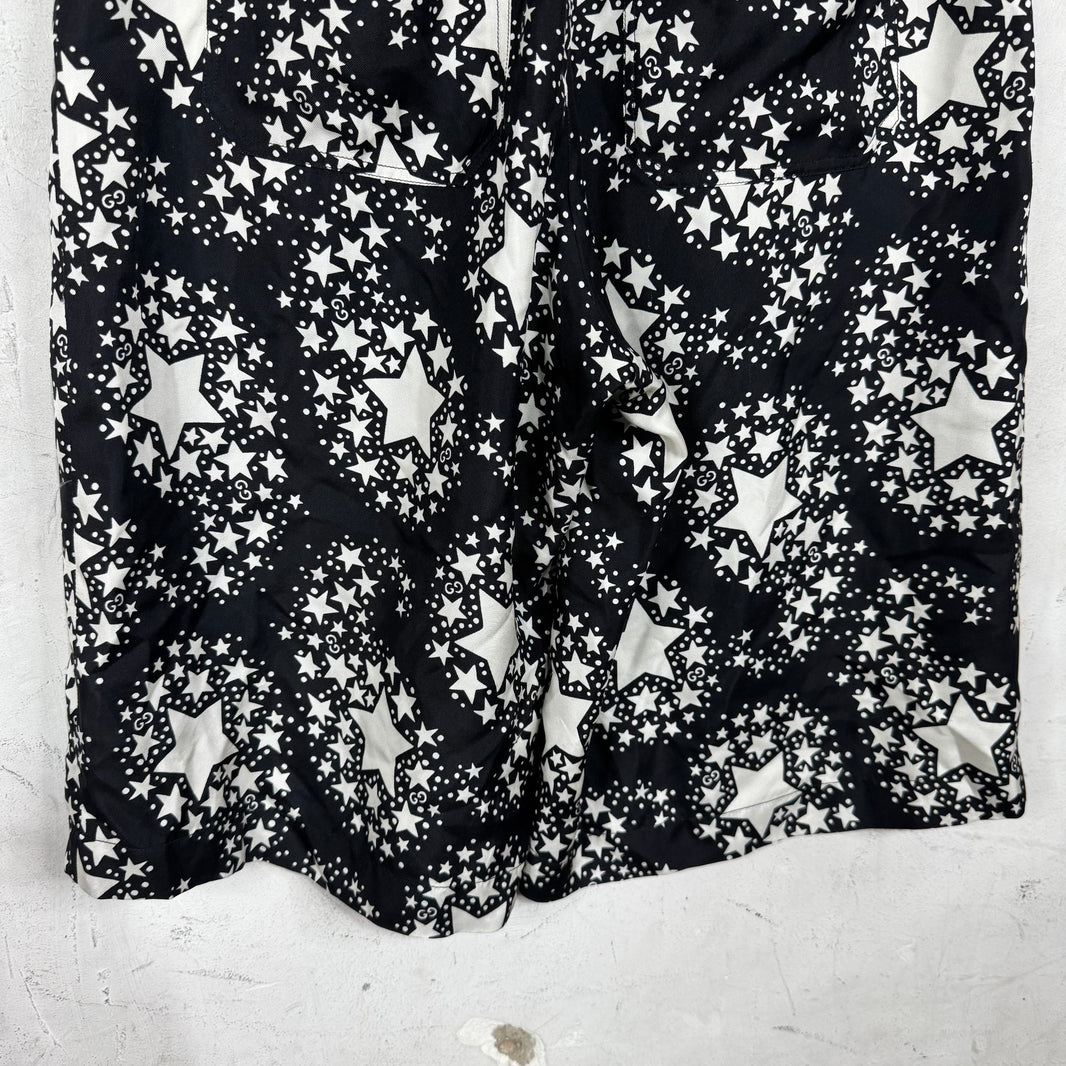 Gucci Silk Star Patterned Shorts