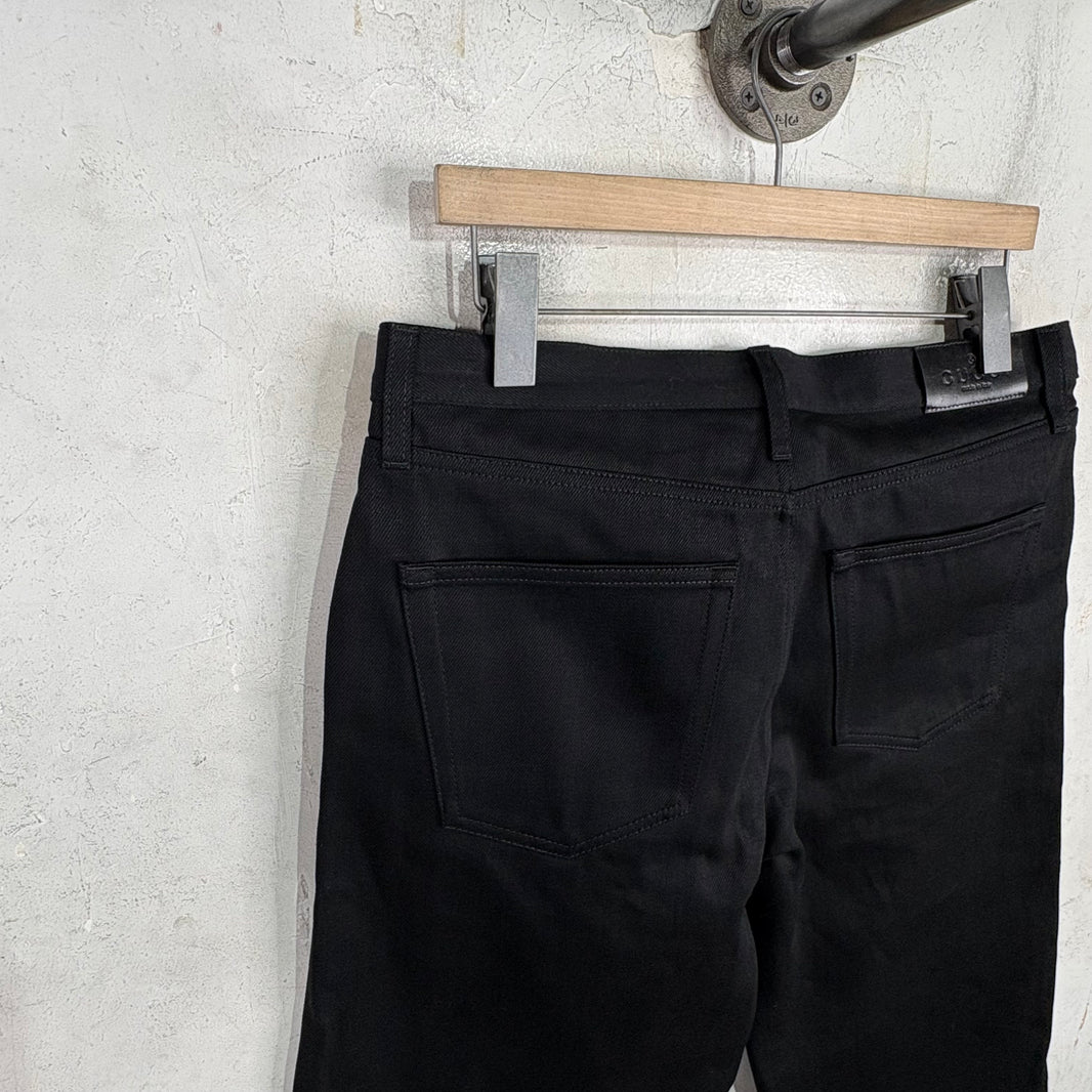 Gucci Black Raw Horsebit Jeans