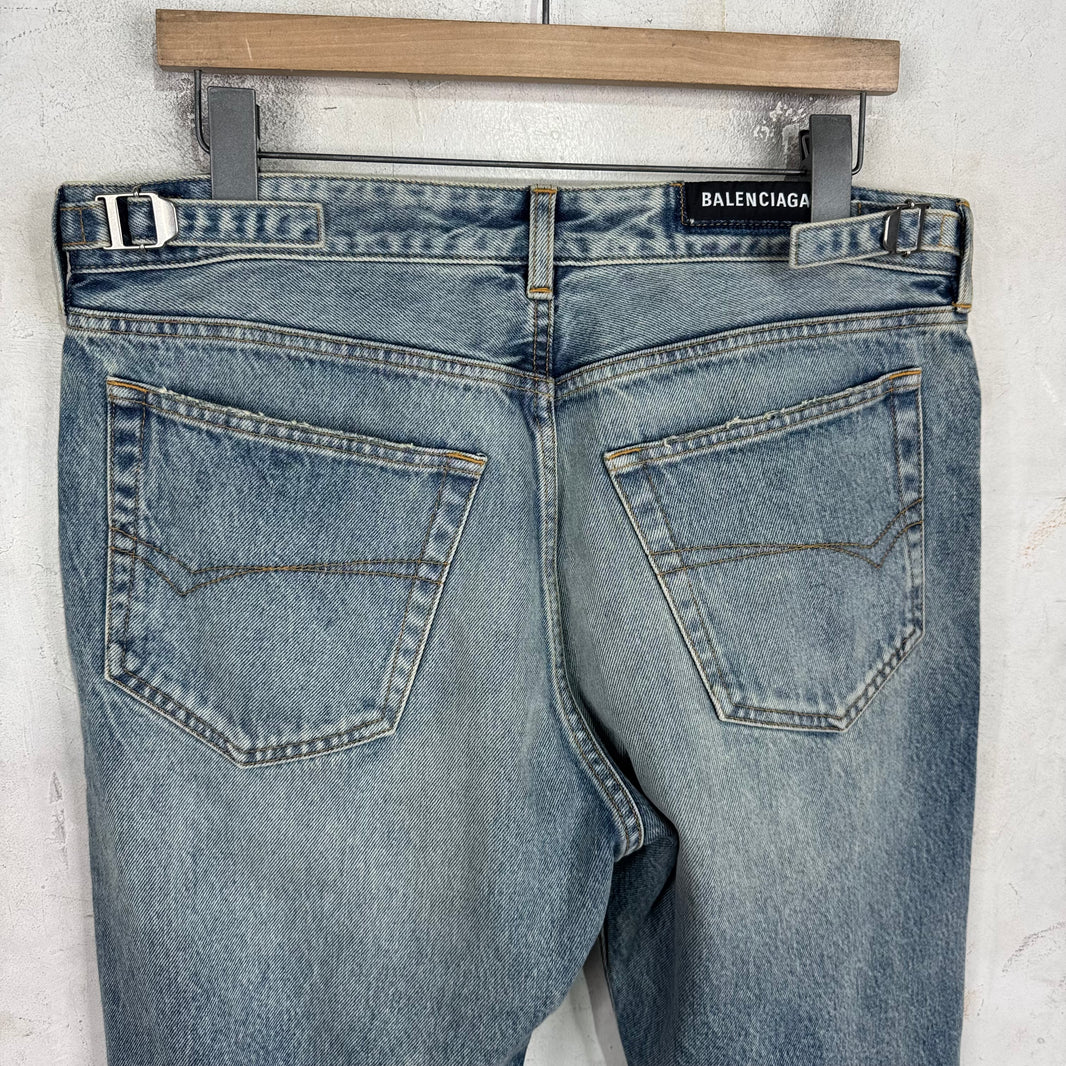 Balenciaga Straight Legged Skater Jeans