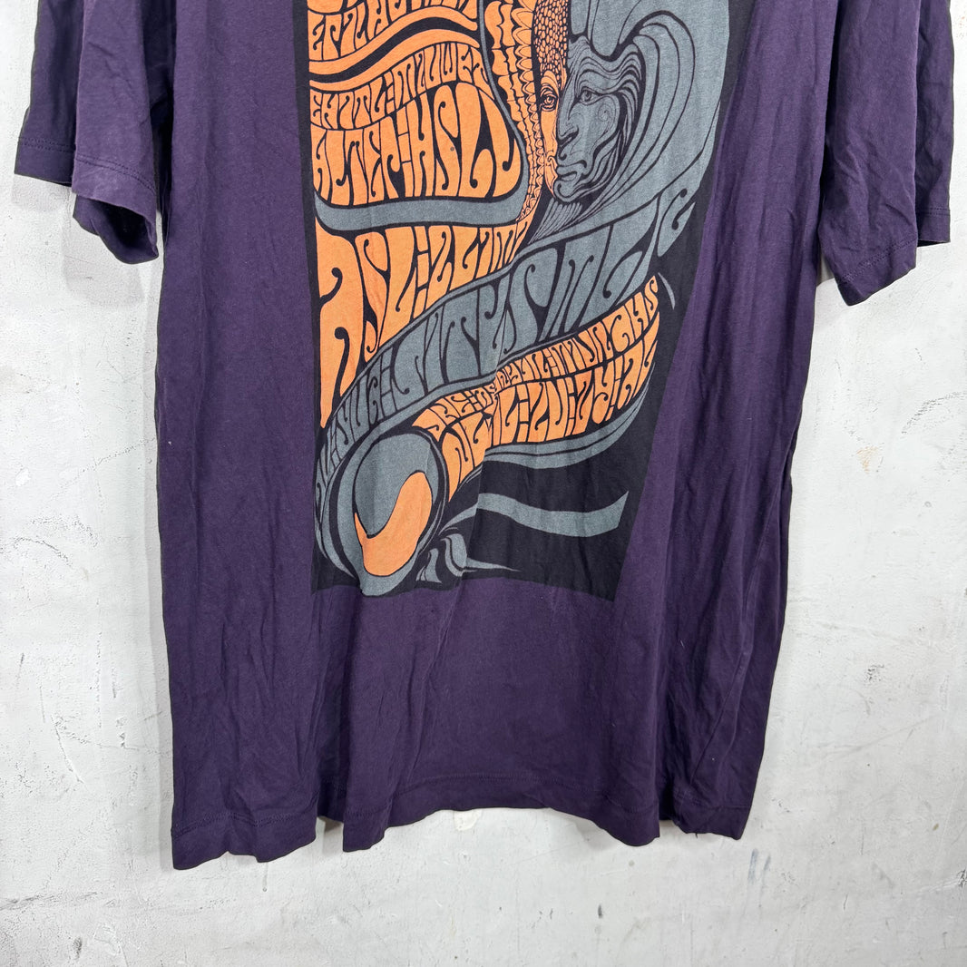 Dries Van Noten Wes Wilson Purple T-Shirt
