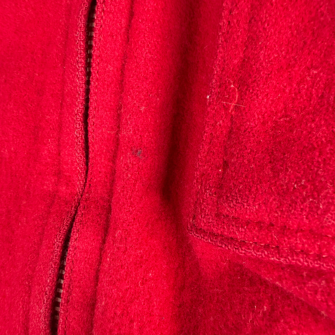Issey Miyake Red IS Varsity Jacket