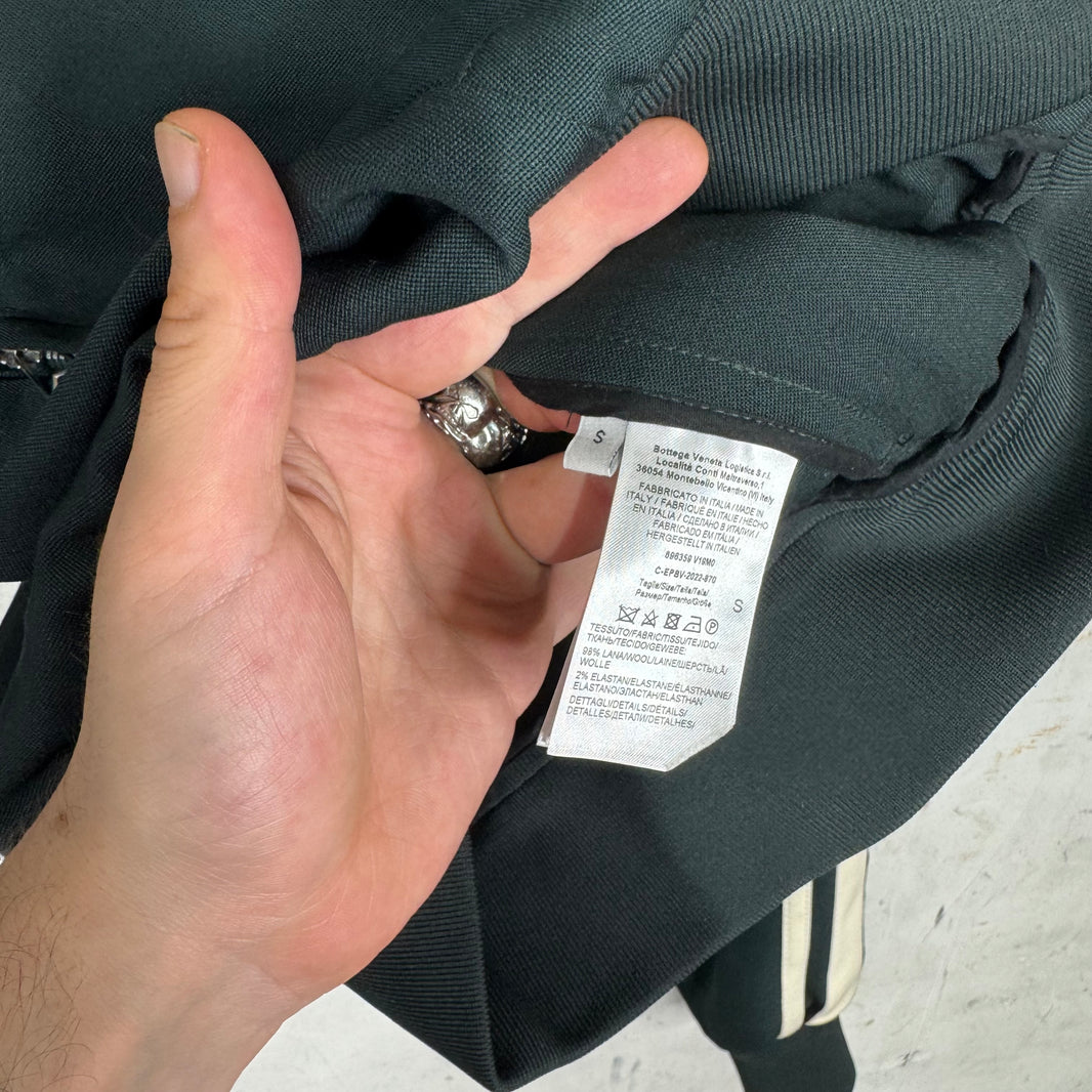 Bottega Veneta Green Wool Track Jacket