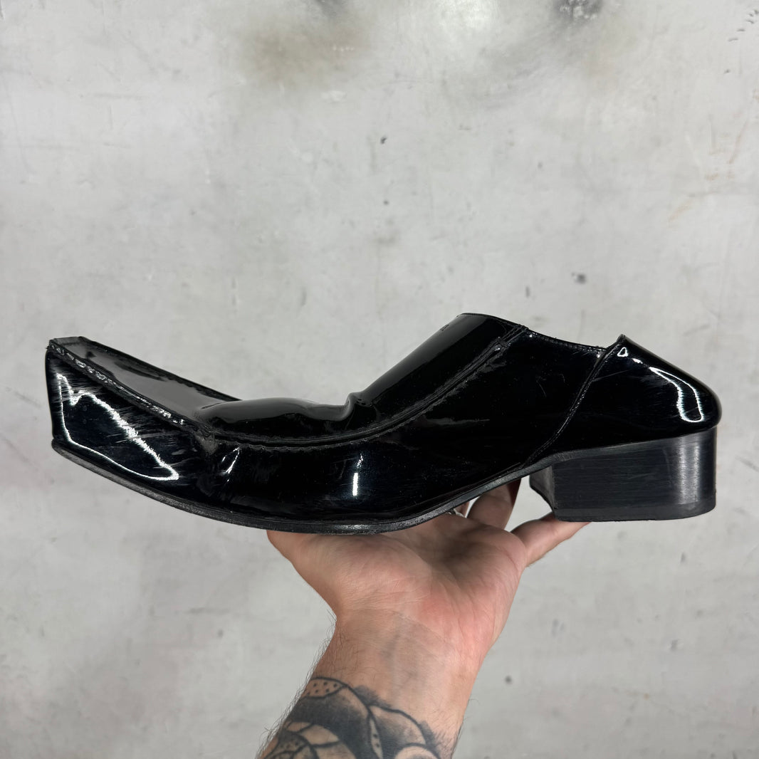 Balenciaga Patent Romeo Collapse Mules