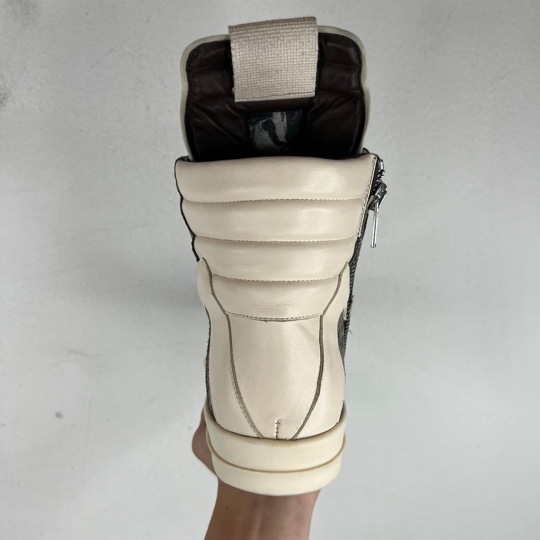 Rick Owens Snakeskin Geobaskets
