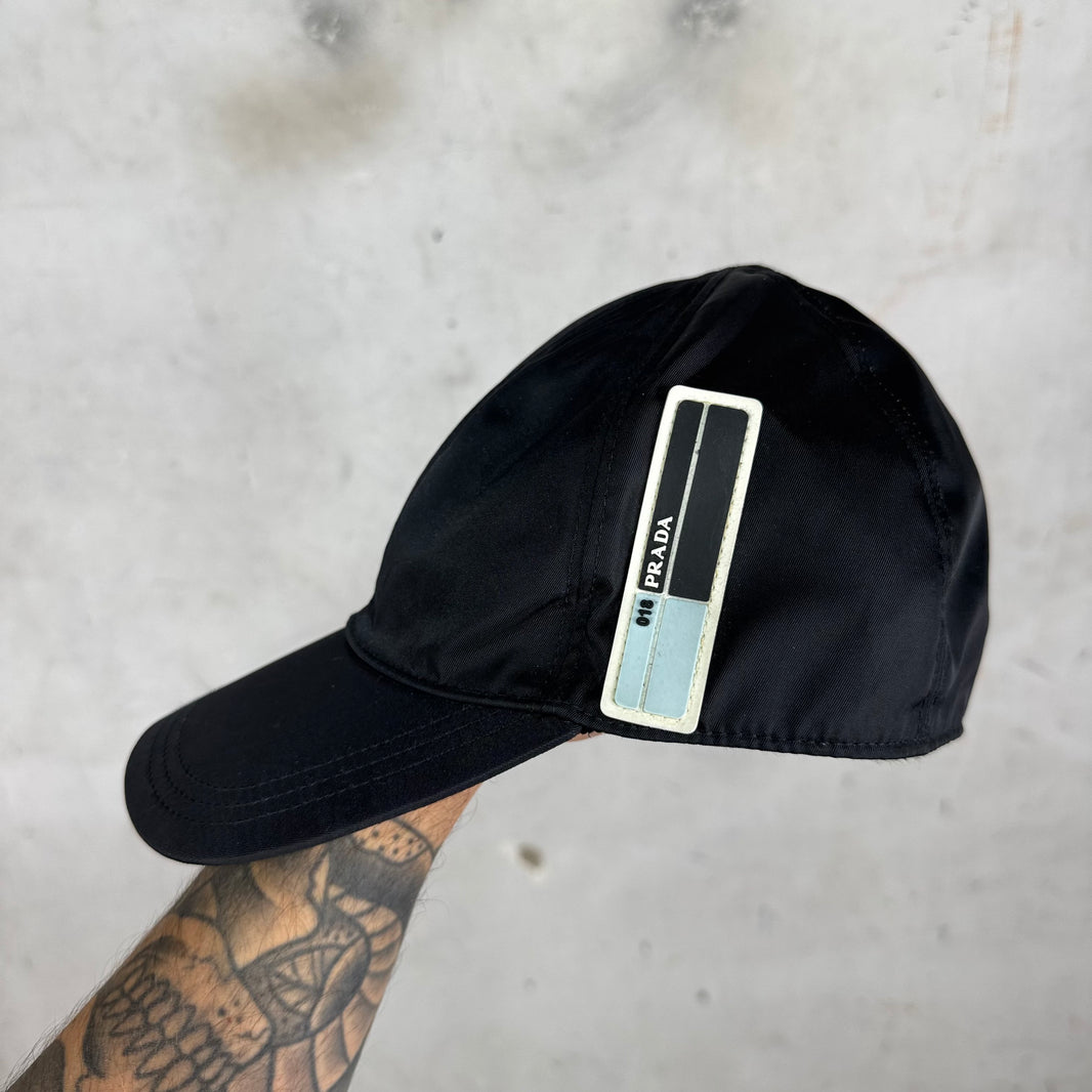 Prada Nylon Rubber Patch Hat
