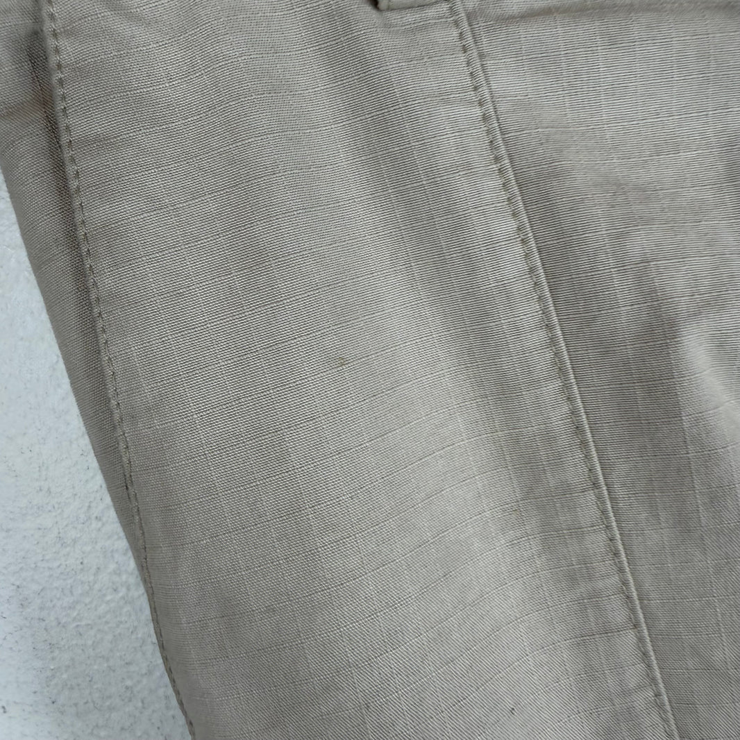 Balenciaga White Flared Convertible Cargo Pants