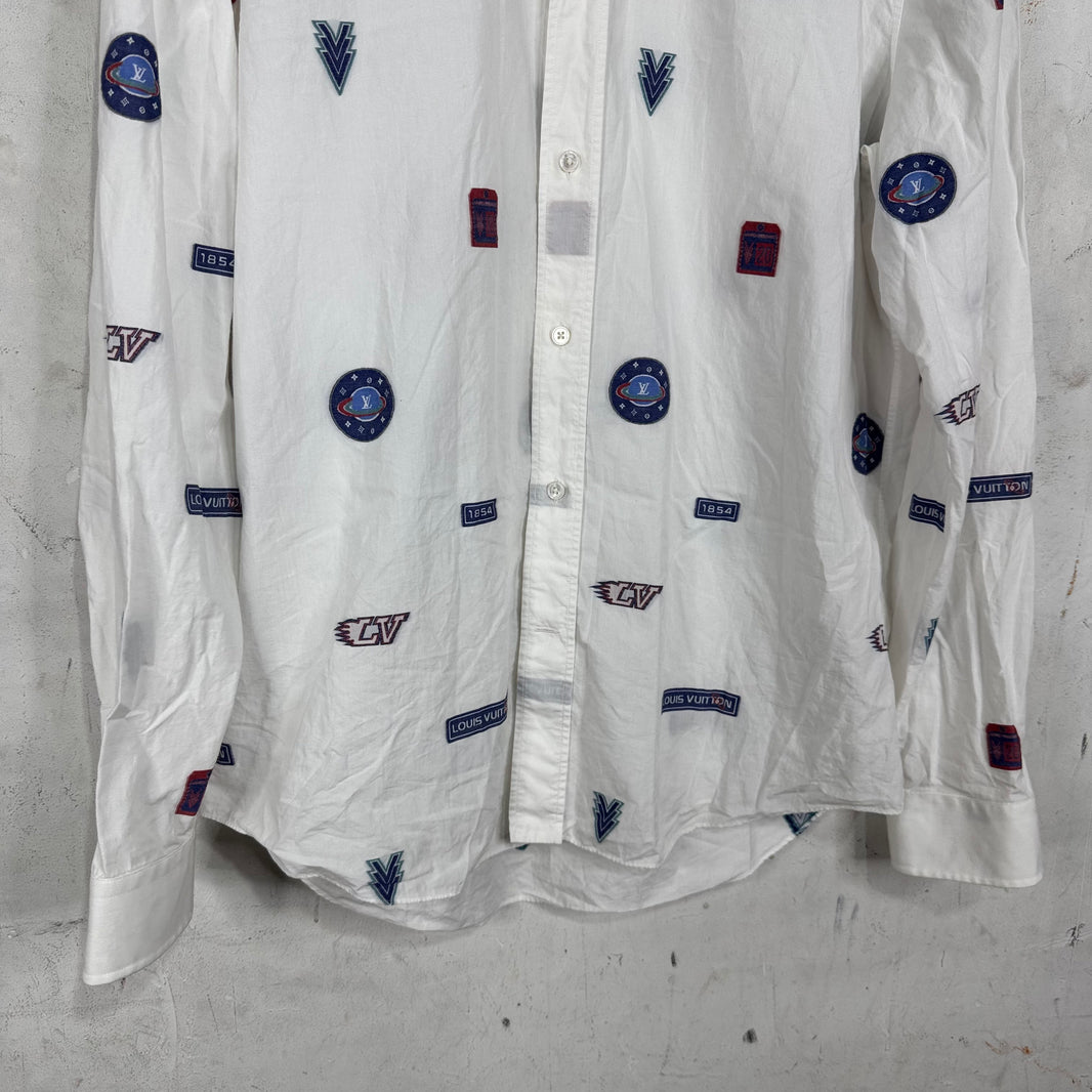 Louis Vuitton Woven Emblem LS Shirt