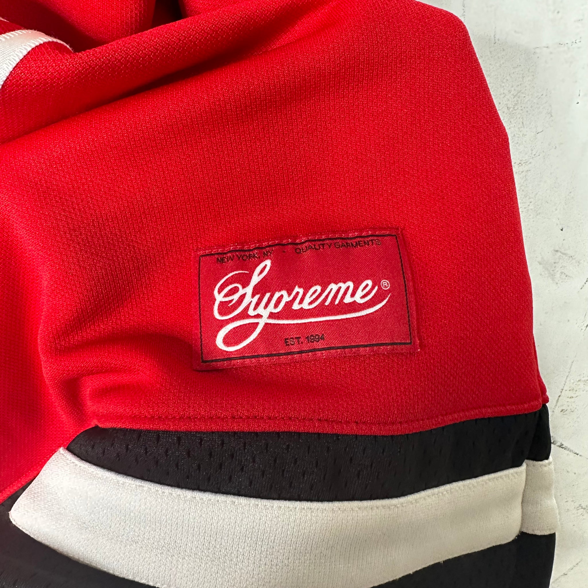 Supreme Script Hockey Jersey Hoodie purchases