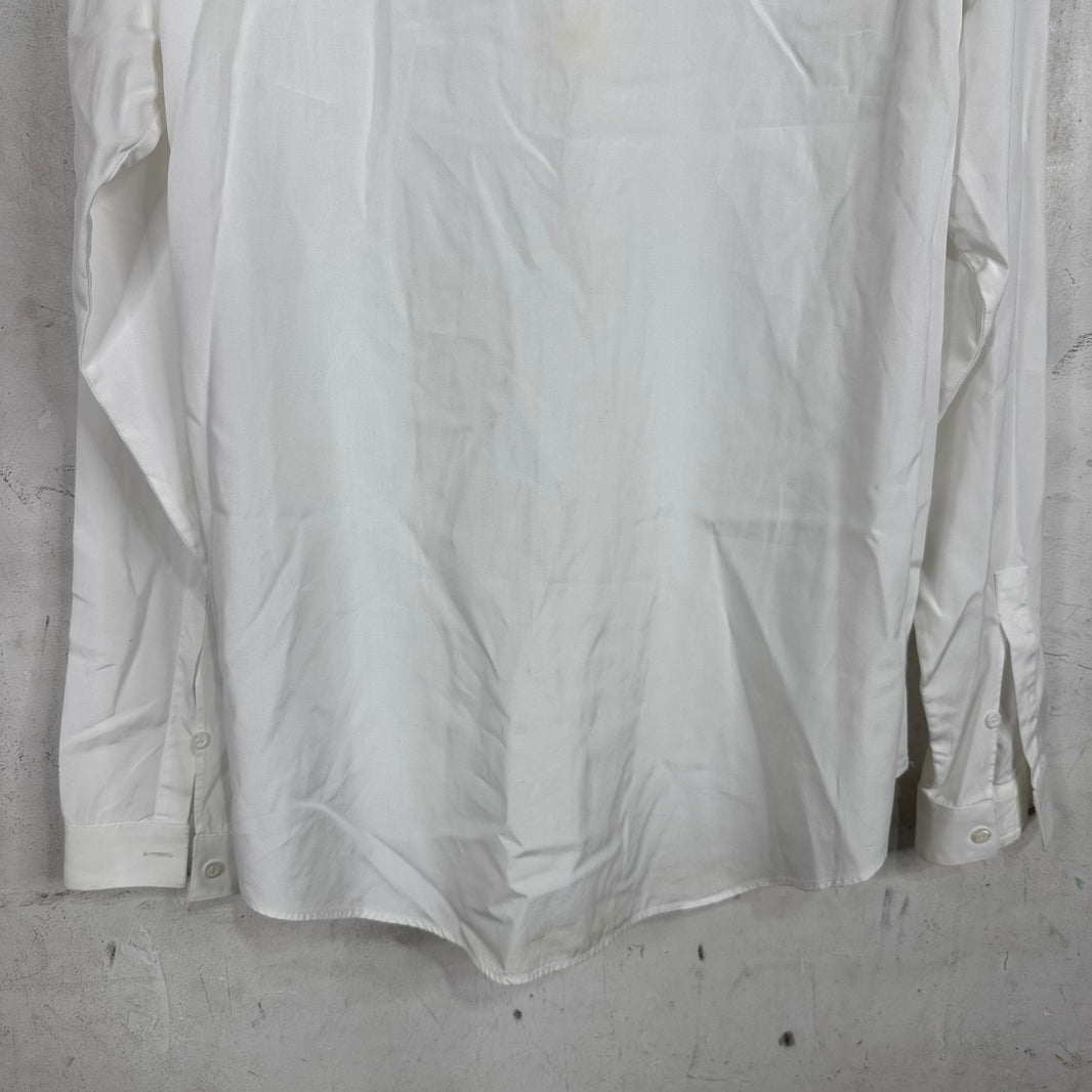 Dior White Bee Buttoned Shirt