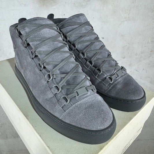 Balenciaga Grey Suede Arena Highs