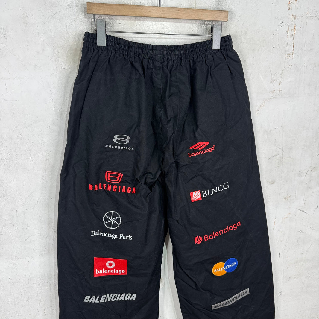 Balenciaga Multi Logo Track Pants