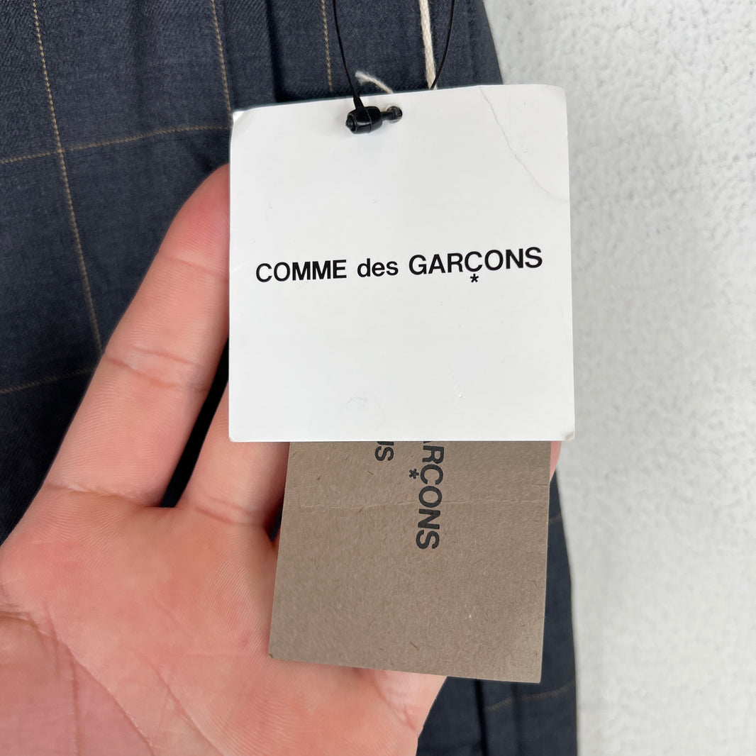 CDG Grey Plaid Trousers