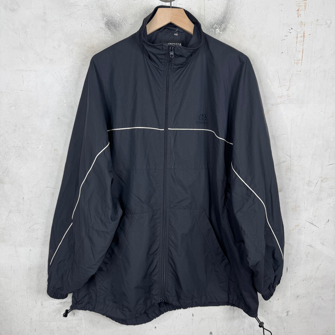 Balenciaga White Piping Track Jacket