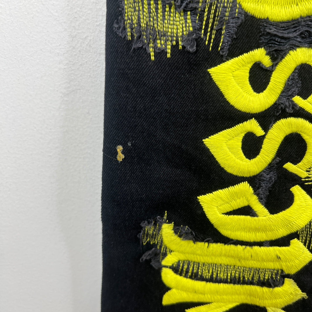 Endless Denim Black/Yellow Jeans