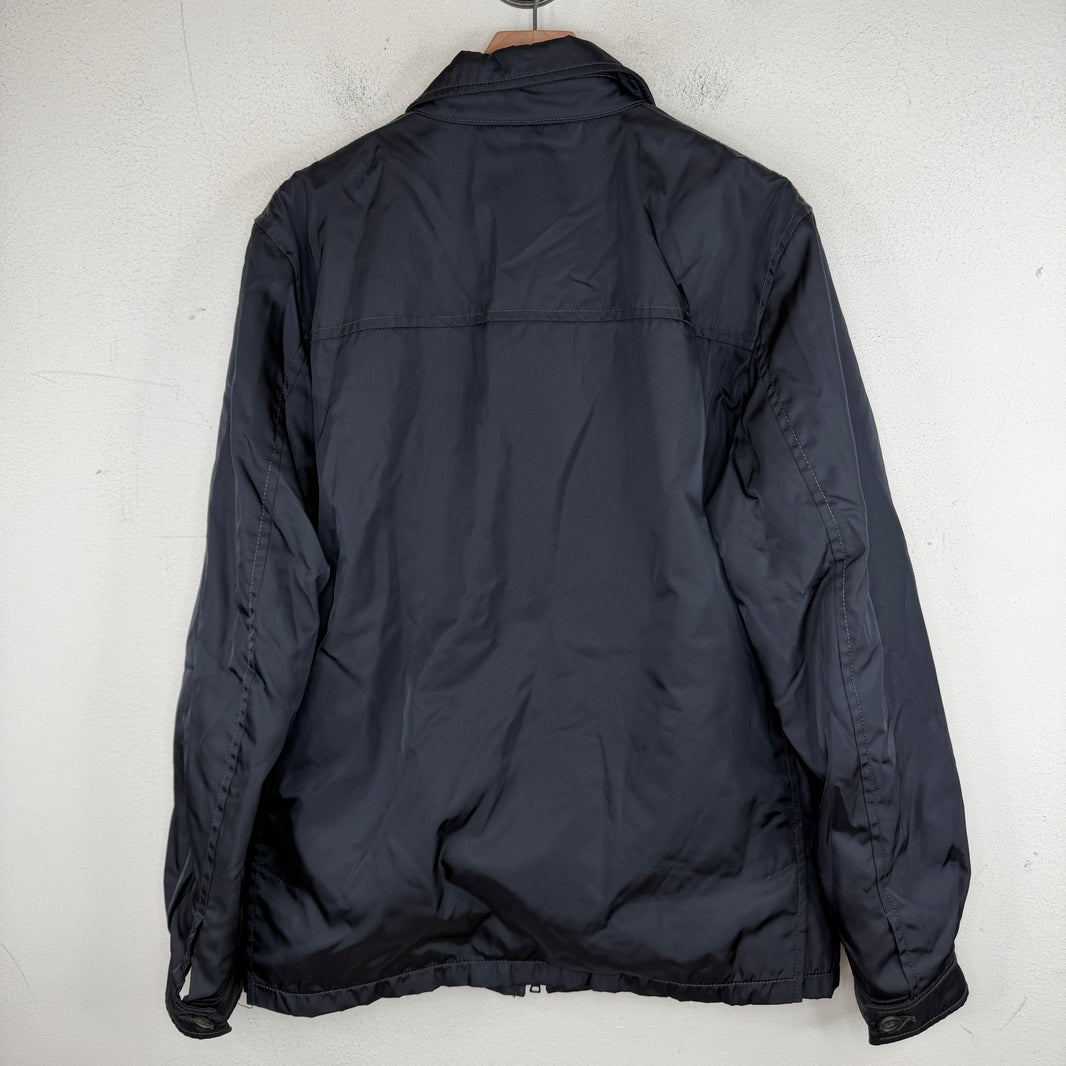 Prada Navy Nylon Zip Jacket