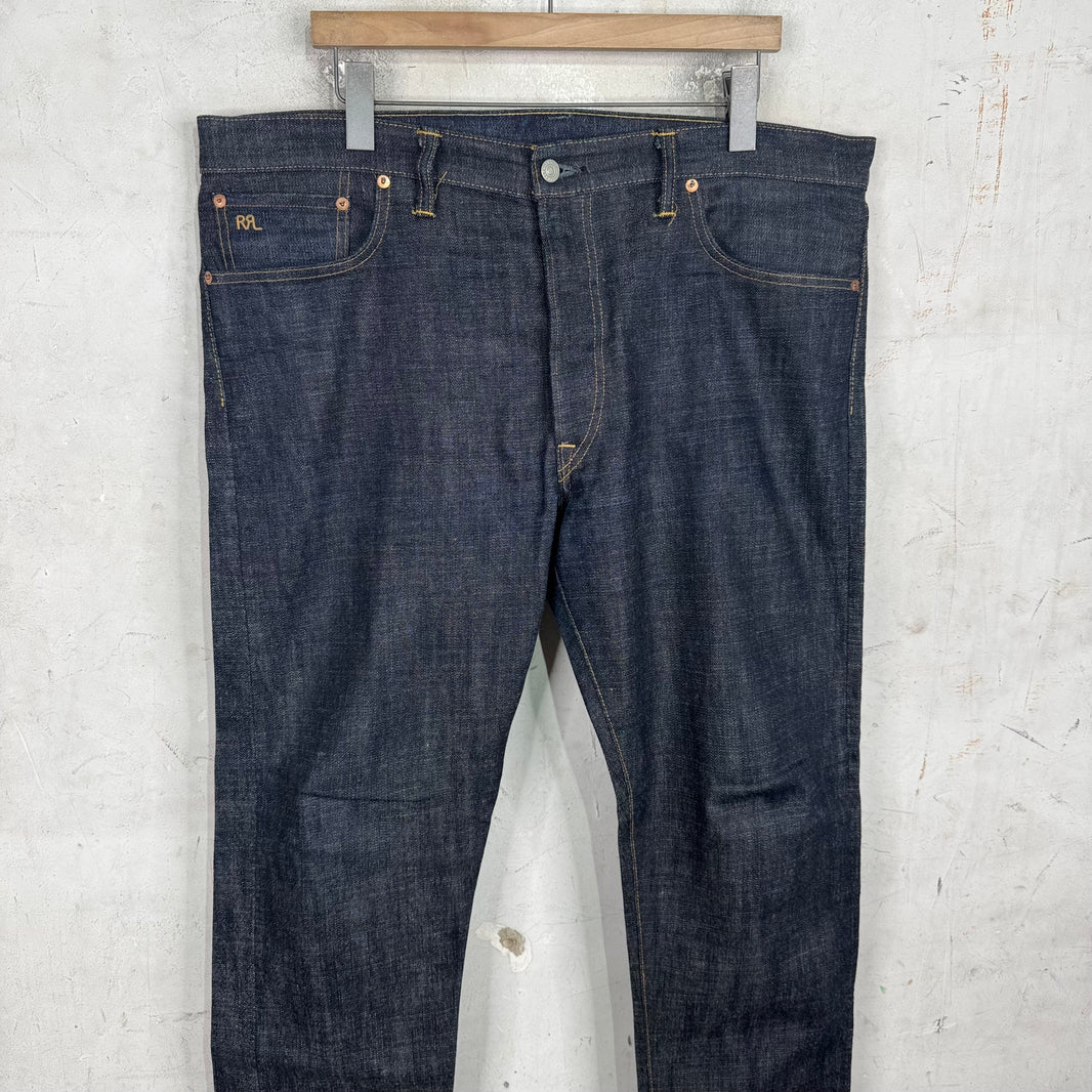RRL Slim Narrow Raw Selvedge Jeans