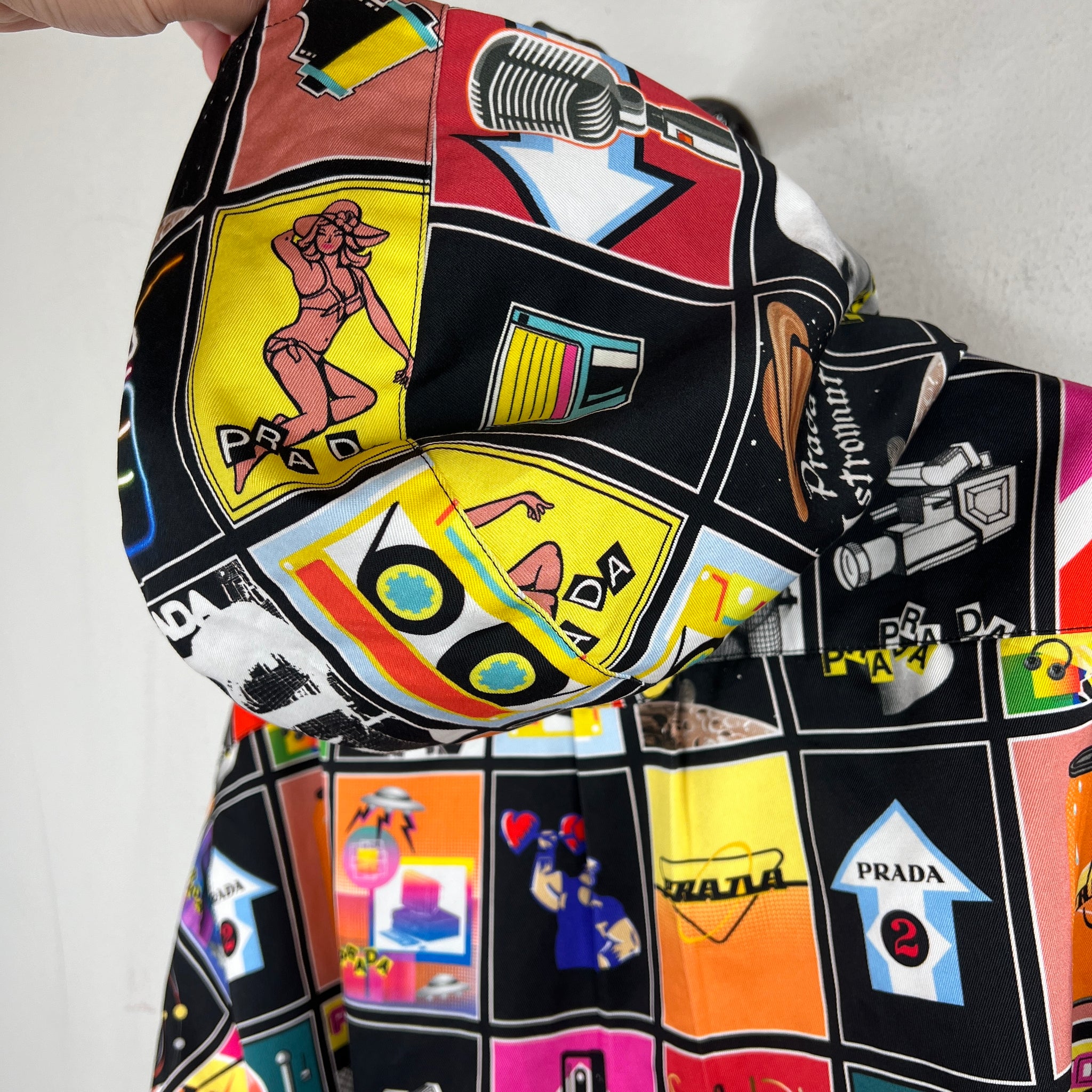 Prada Mega Mix Grid Jacket