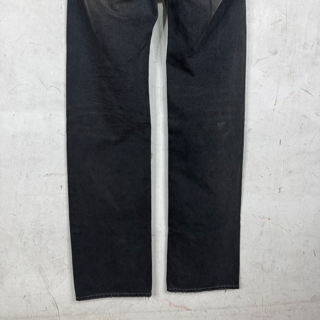 Balenciaga Distressed Straight Jeans