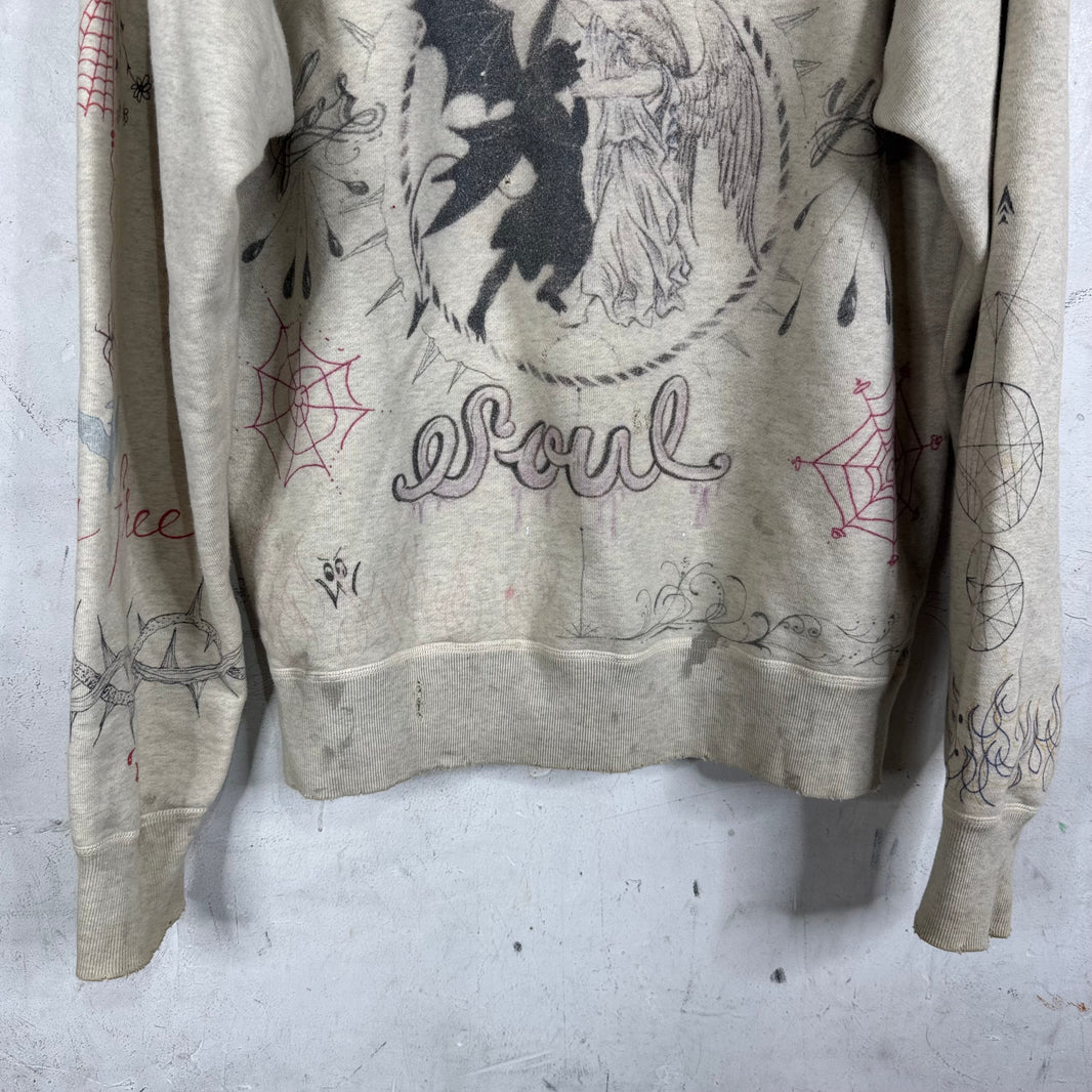 Saint Michael Dr. Woo Grafitti Hoodie