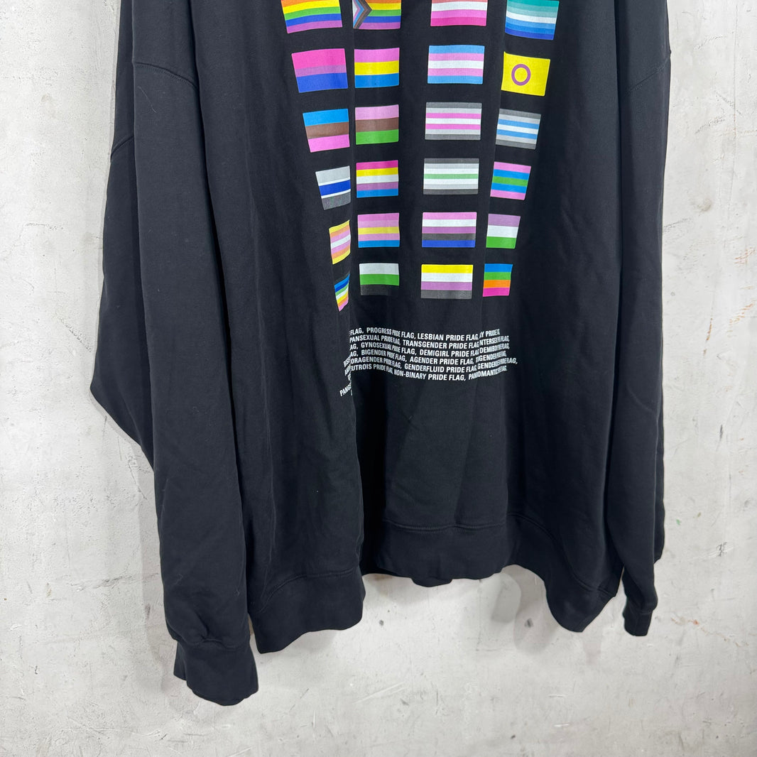 Balenciaga Pride Oversized Hoodie