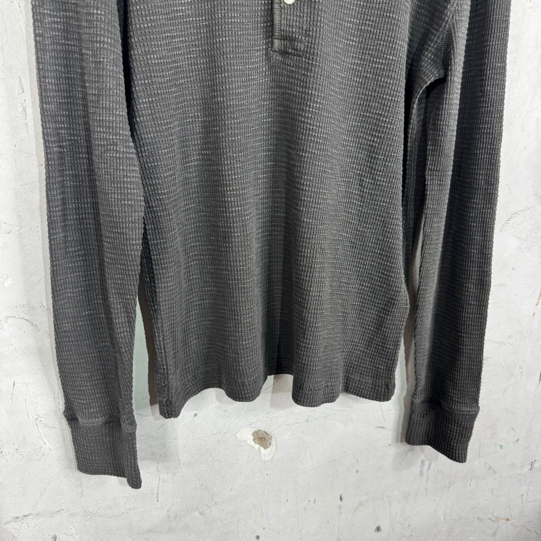 RRL Grey Henley Shirt